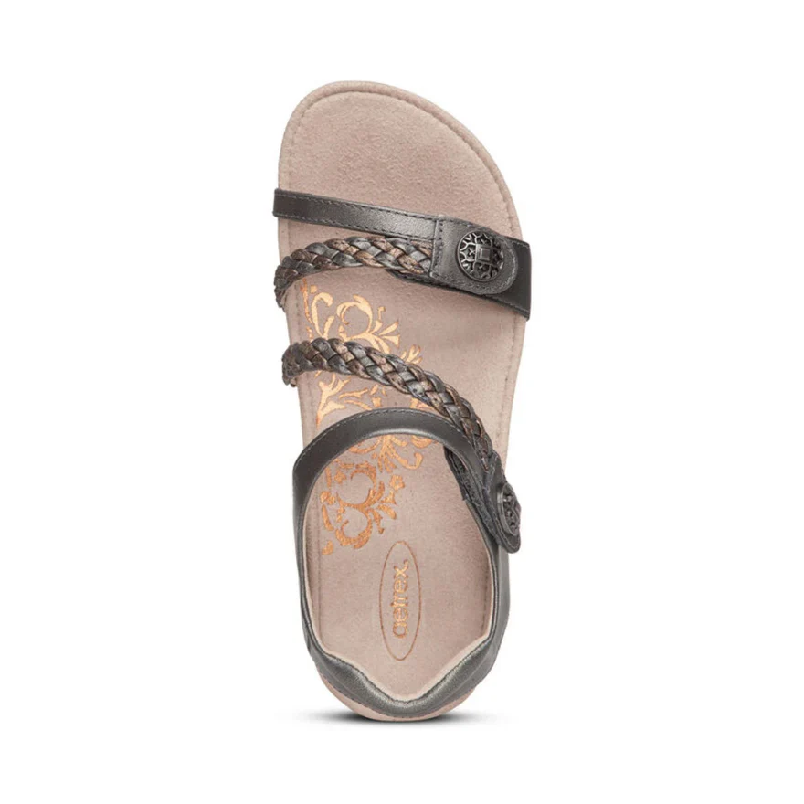 Aetrex Women's Jillian Gunmetal - Image 4