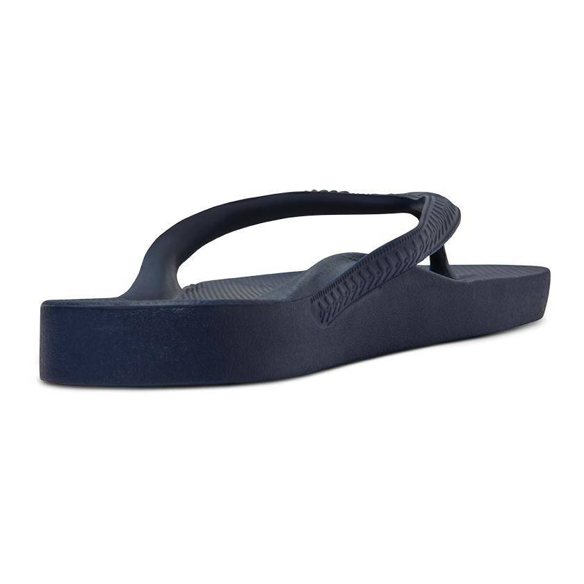 Archie's Support Flip Flops Navy - Image 6