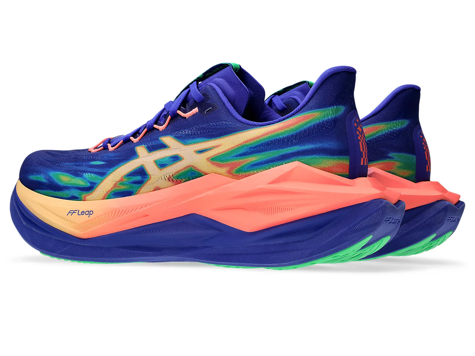 Asics Unisex Superblast 3 Cobalt Burst Light Orange - Image 4
