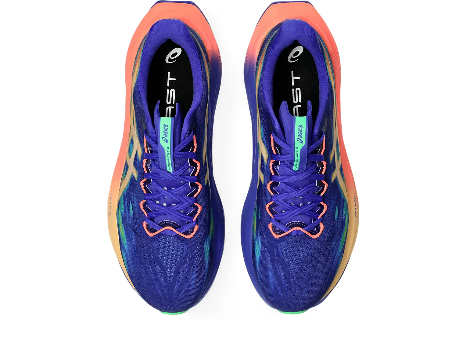 Asics Unisex Superblast 3 Cobalt Burst Light Orange - Image 5