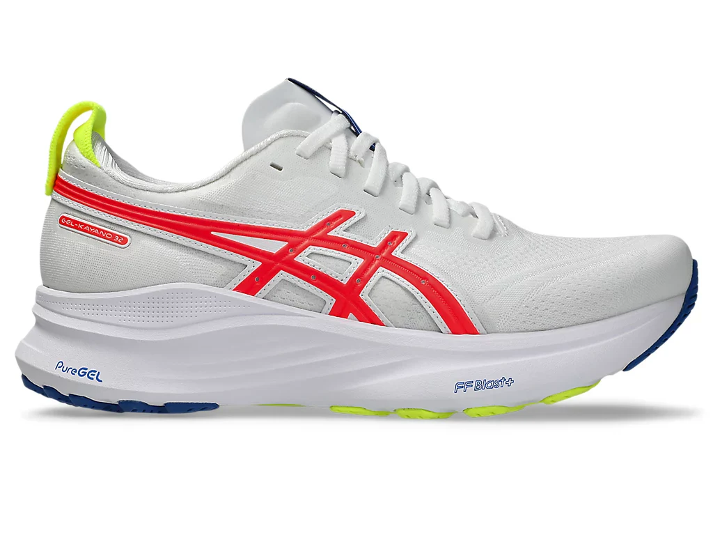 Asics Women's Gel-Kayano 32 ATC White Flash Coral - Image 2