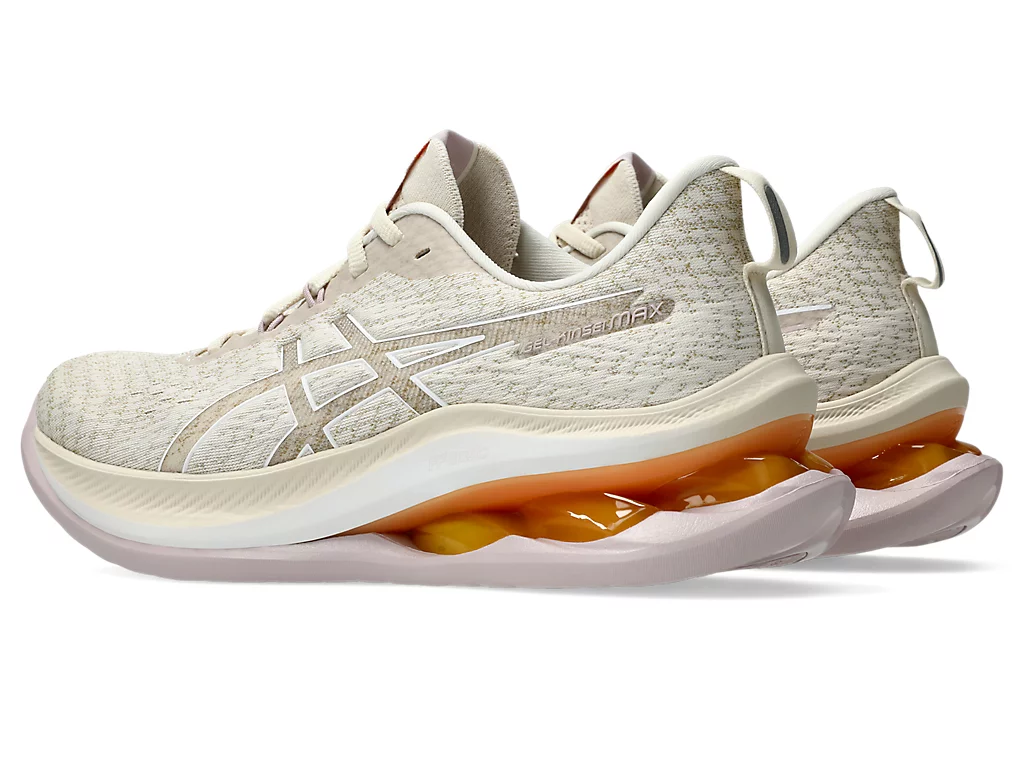 Asics Women's Gel Kinsei Max Oatmeal White - Image 4