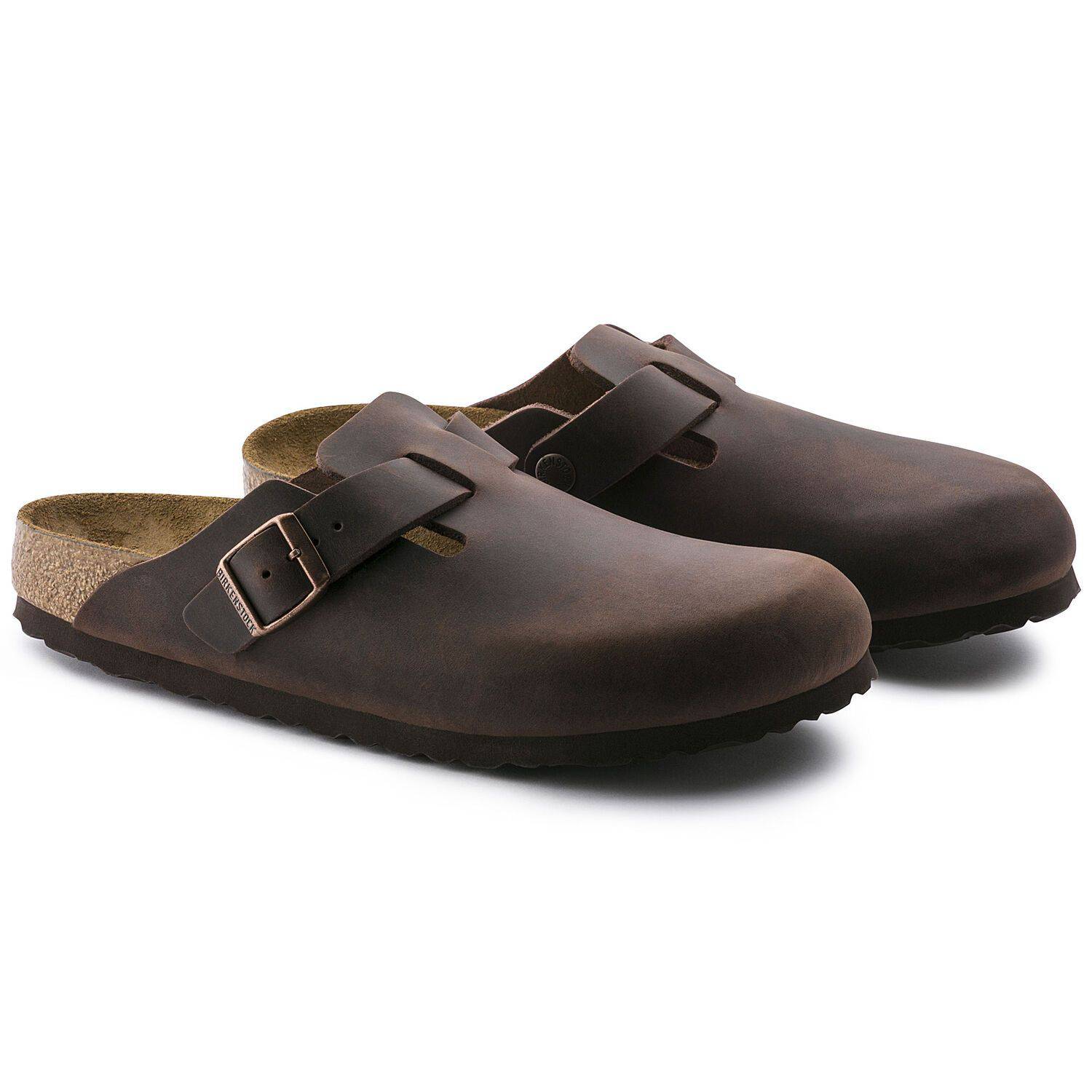 Birkenstock Boston Habana Oiled Leather Soft Footbed 0159711/0159713 - Image 2