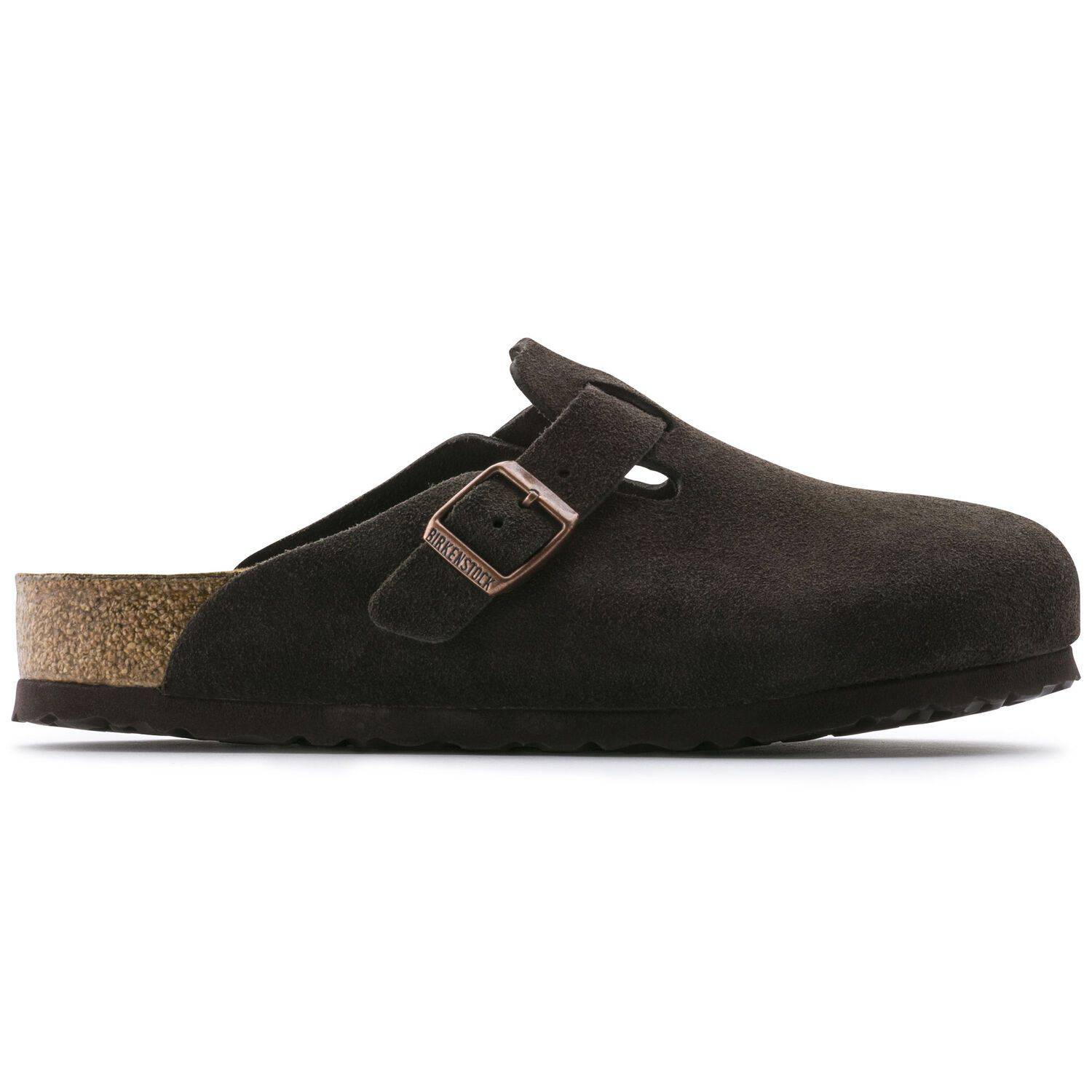 Birkenstock Boston Mocca Suede Sandal Soft Footbed 0660461/0660463 - Image 4