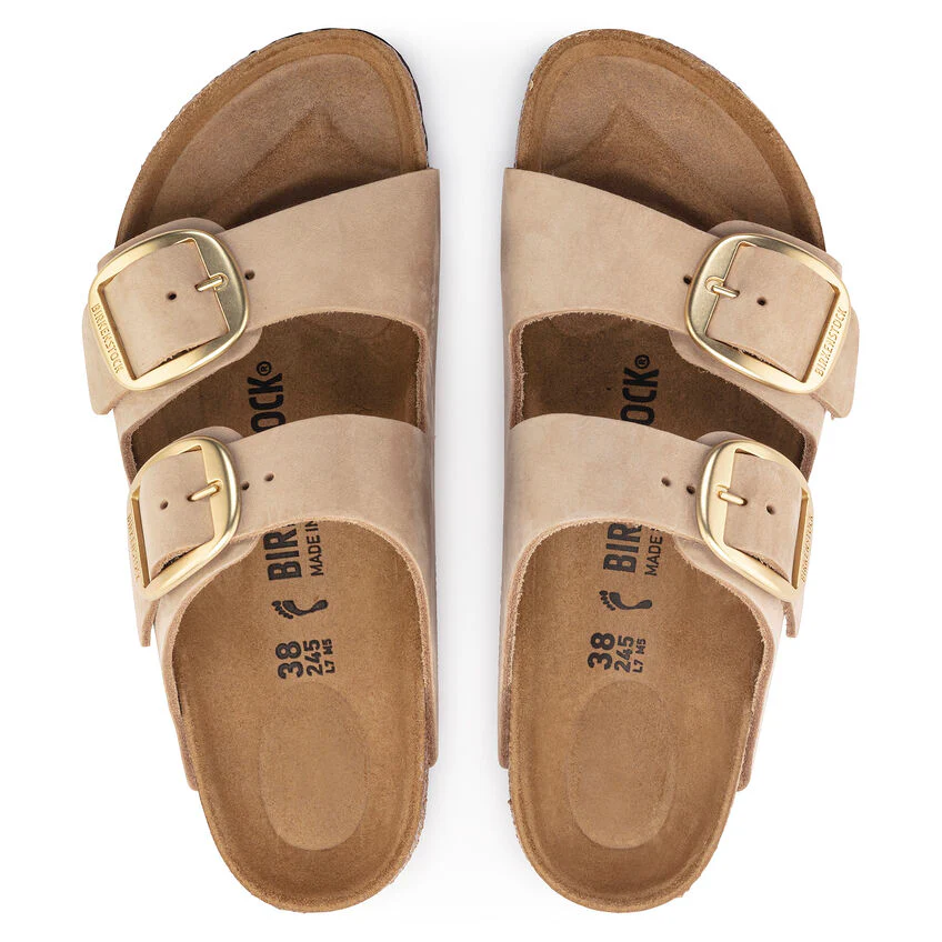 Birkenstock Women’s Arizona Big Buckle Sandcastle 1023957 - Image 6