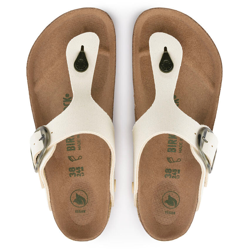Birkenstock Women’s Gizeh Big Buckle Rivet Eggshell 1024042 - Image 5