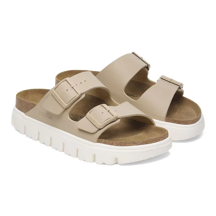 Birkenstock Women's Arizona Pap Chunky Birko Flor Sandcastle 1029094 - Image 4