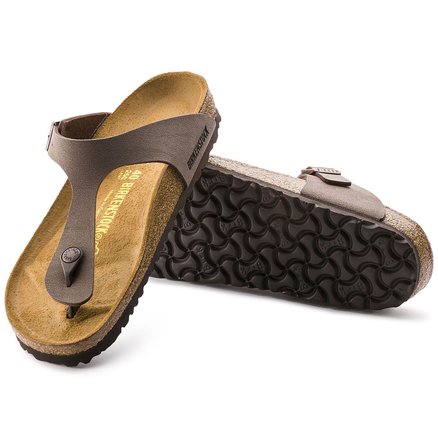 Birkenstock Women's Gizeh Mocha Birkibuc Sandal 0043751