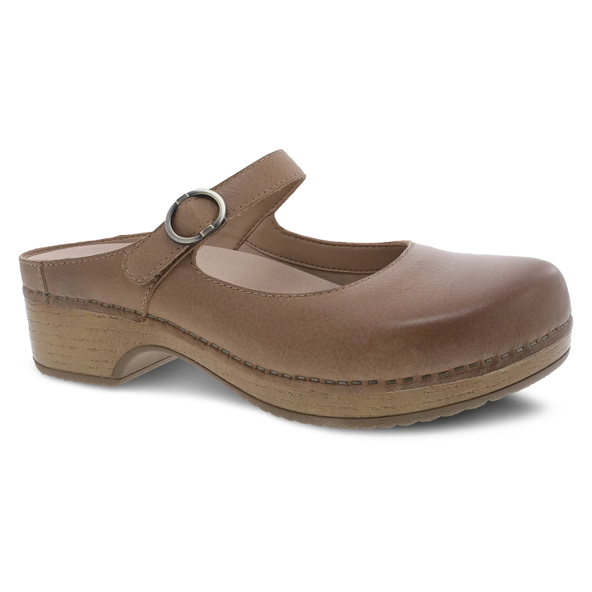 Dansko Women’s Bria Burnished Nubuck Tan