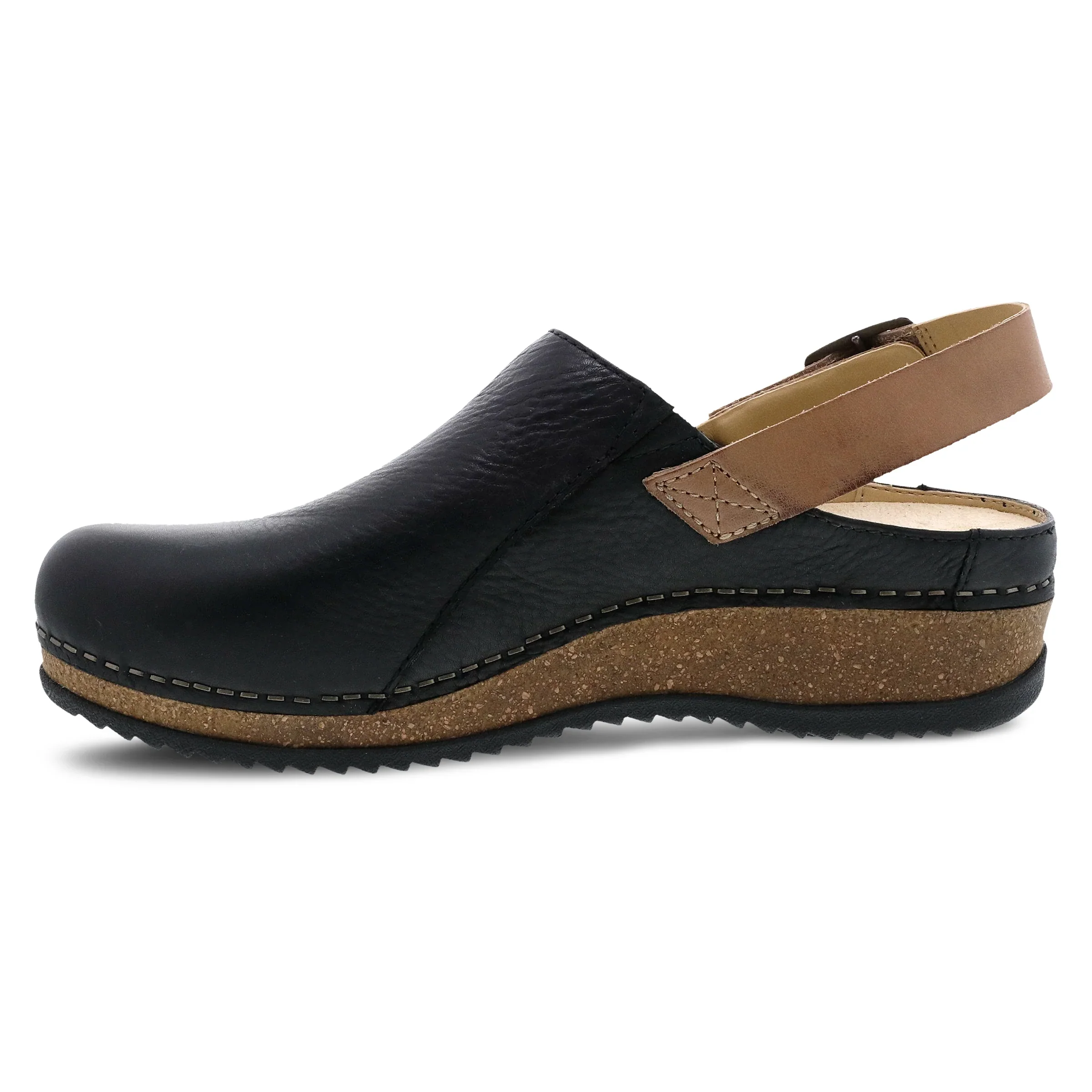 Dansko Women's Merrin Clog Waxy Milled Black - Image 2