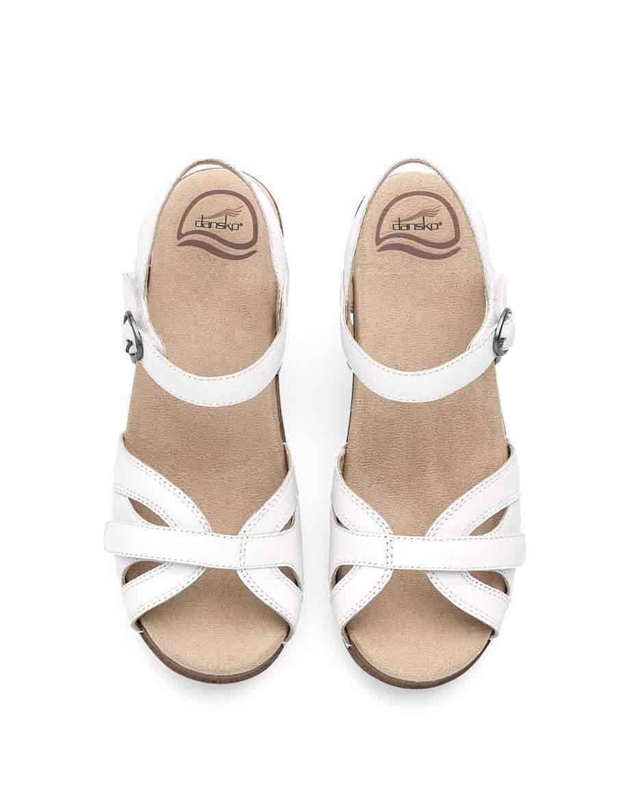 Dansko Women's Season White Sandal - Image 6