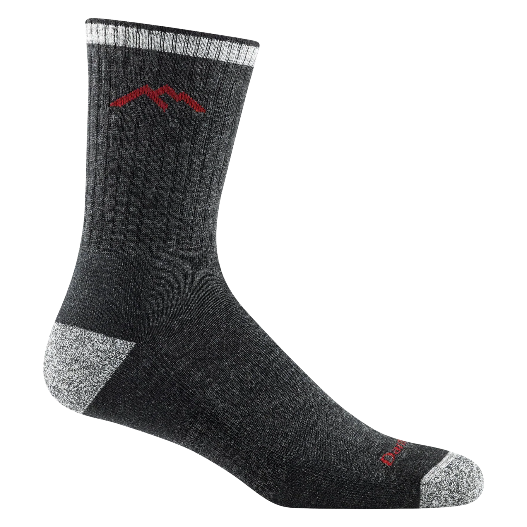 Darn Tough Vermont Men's Hiker Micro Crew Midweight Hiking Socks Black 1466