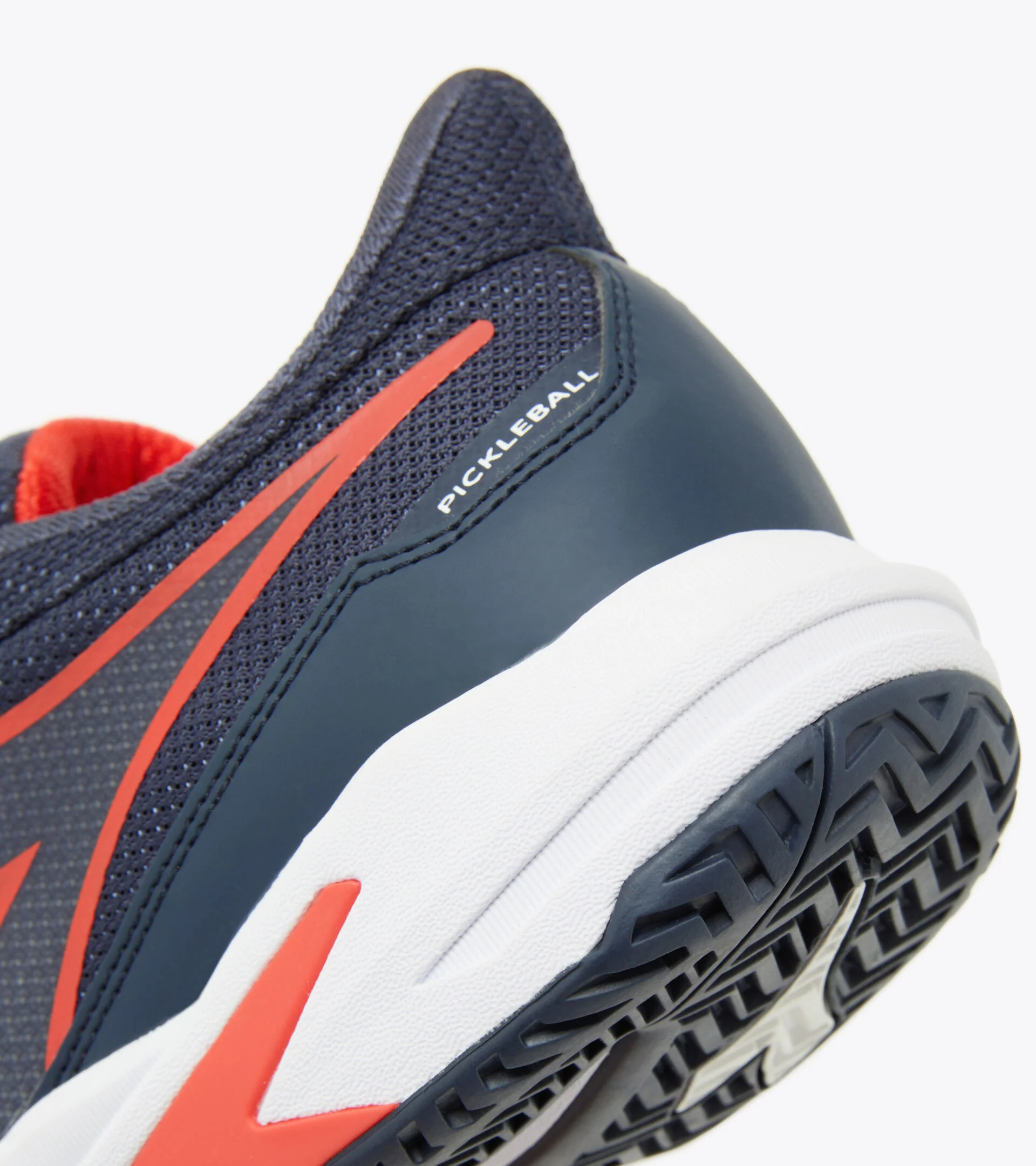 Diadora Men’s Trofeo 2 Pickleball Shoe Blue Corsair White Fiery Red - Image 4