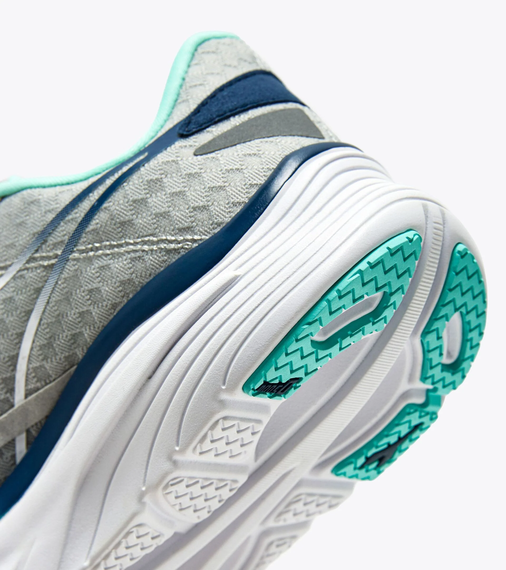 Diadora Women’s Equipe Nucleo Silver DD White Aruba Blue - Image 5