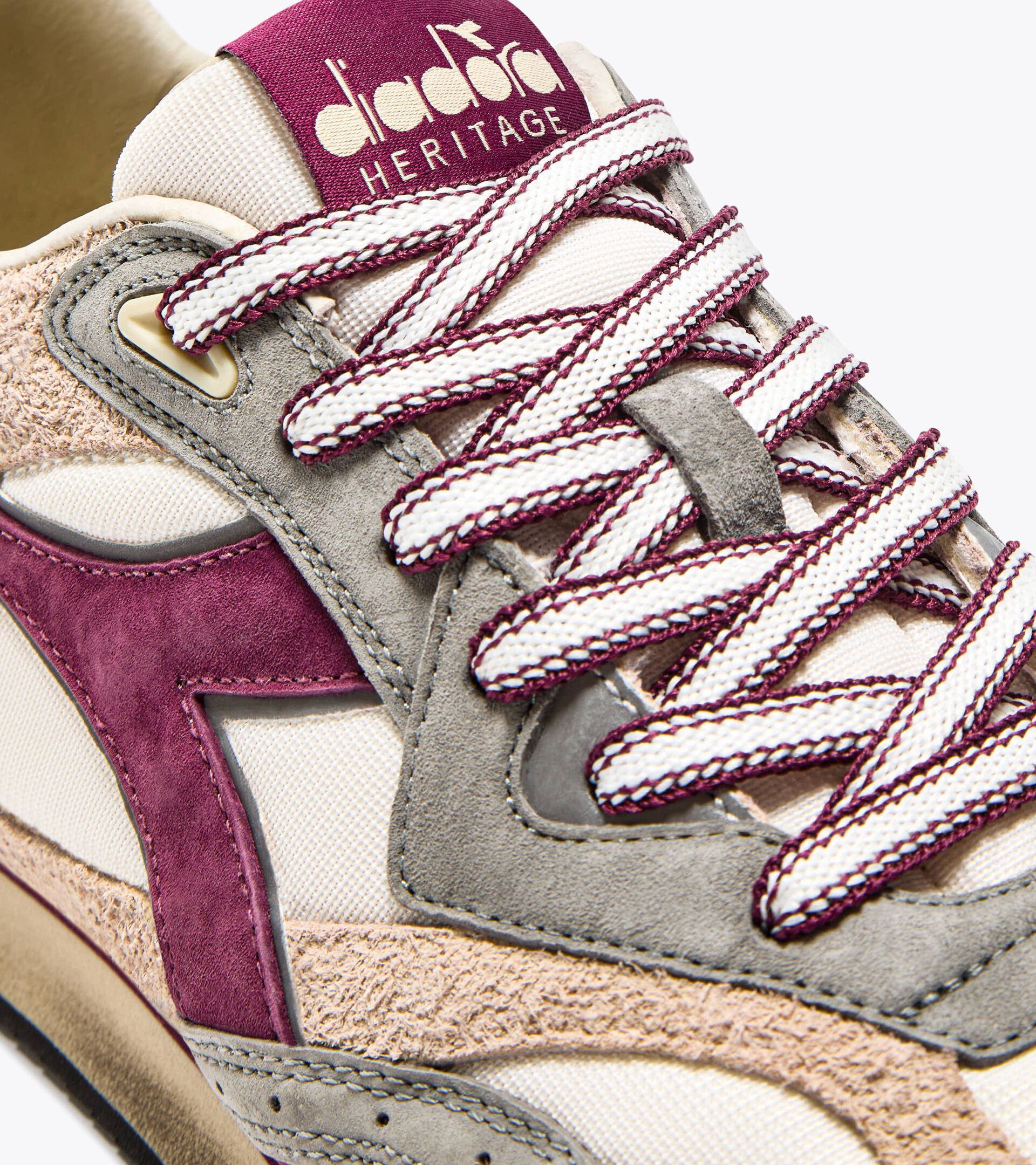 Diadora Heritage Women's Equipe Revenge Used White Wild Dove - Image 5