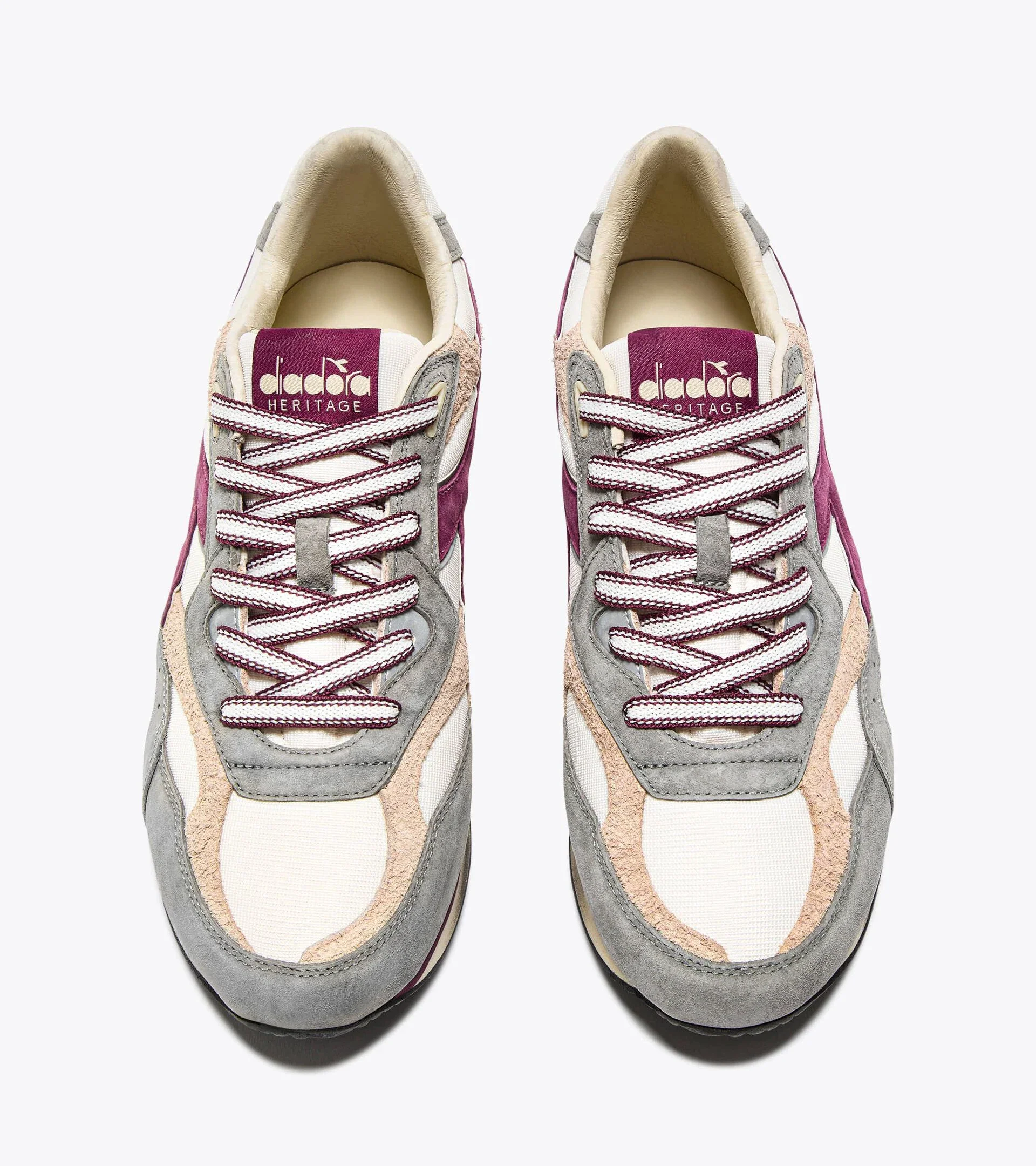 Diadora Heritage Women's Equipe Revenge Used White Wild Dove - Image 7