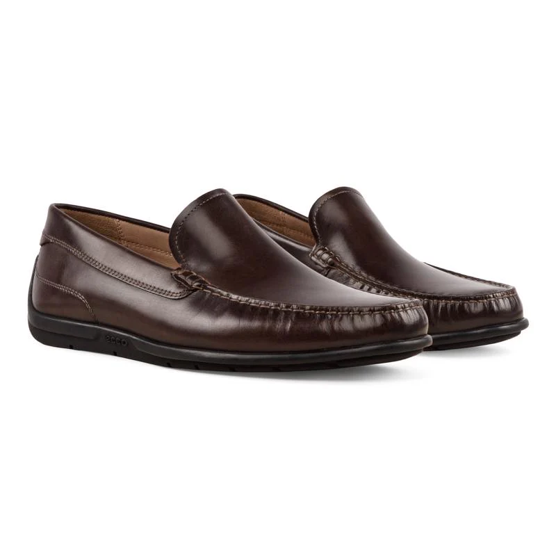 Ecco Men’s Classic Moc 2.0 Slip On Coffee 57099401072 - Image 2