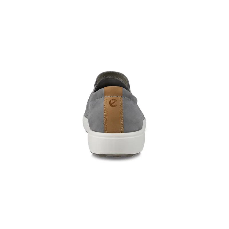 Ecco Men's Soft 7 Sneakers Perforated Wild Dove Lion 47048460025 - Image 5