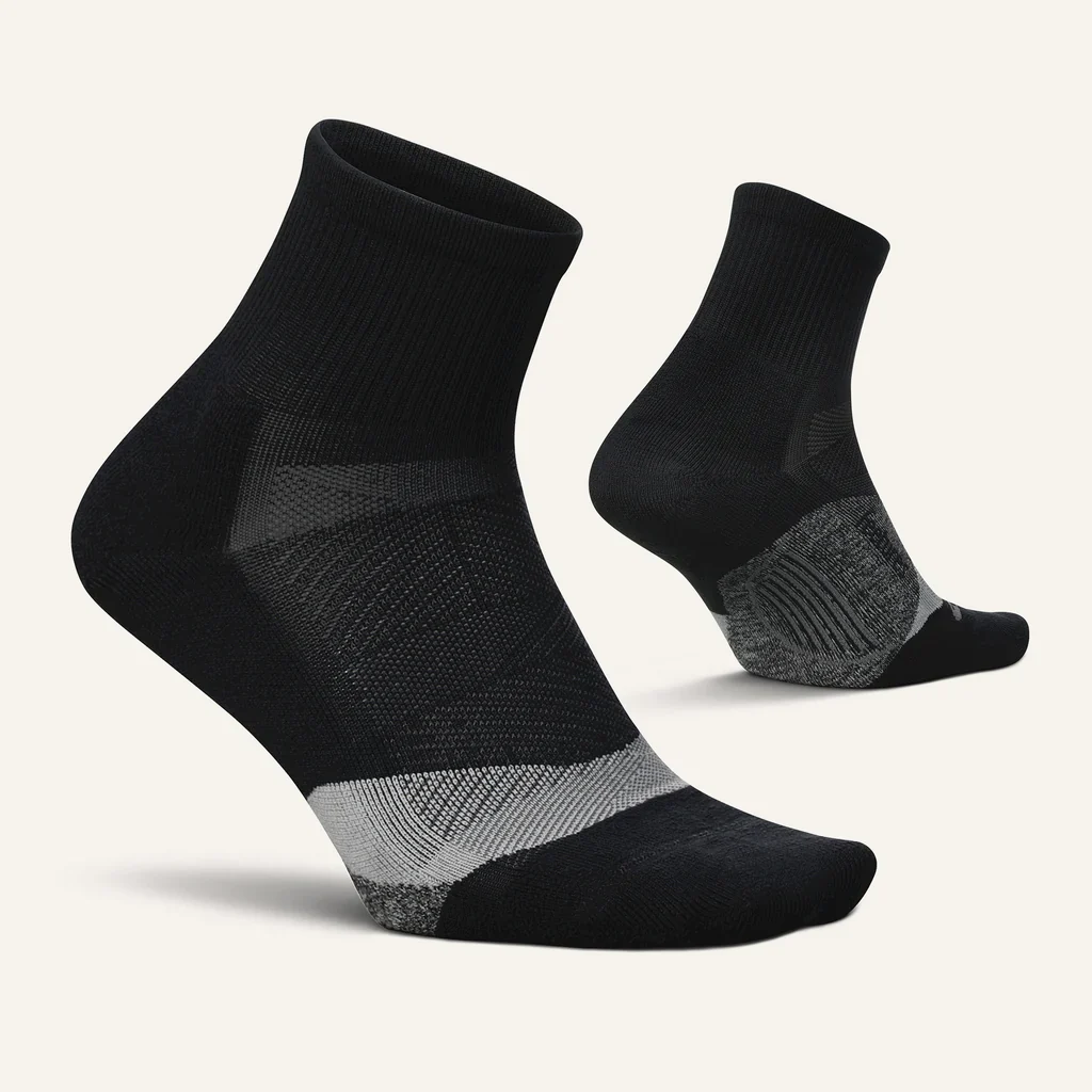 Feetures Elite Light Cushion Quarter Black - Image 2