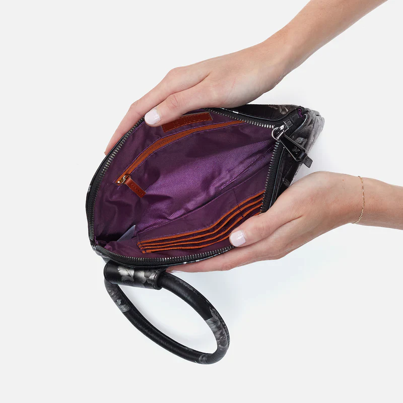 Hobo Sable Wristlet Rose Croco Print - Image 3