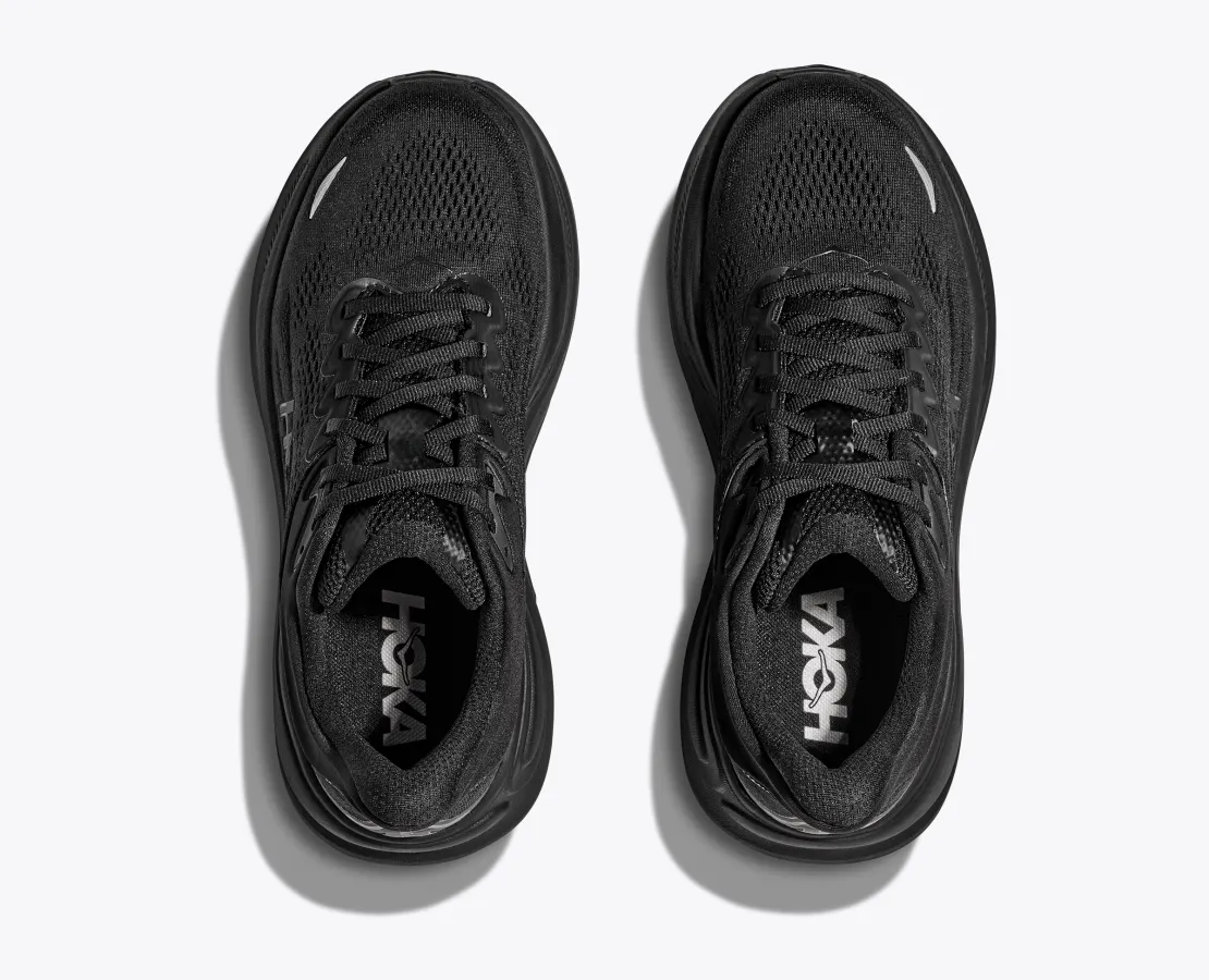 Hoka Men's Bondi 9 Black Black - Image 4