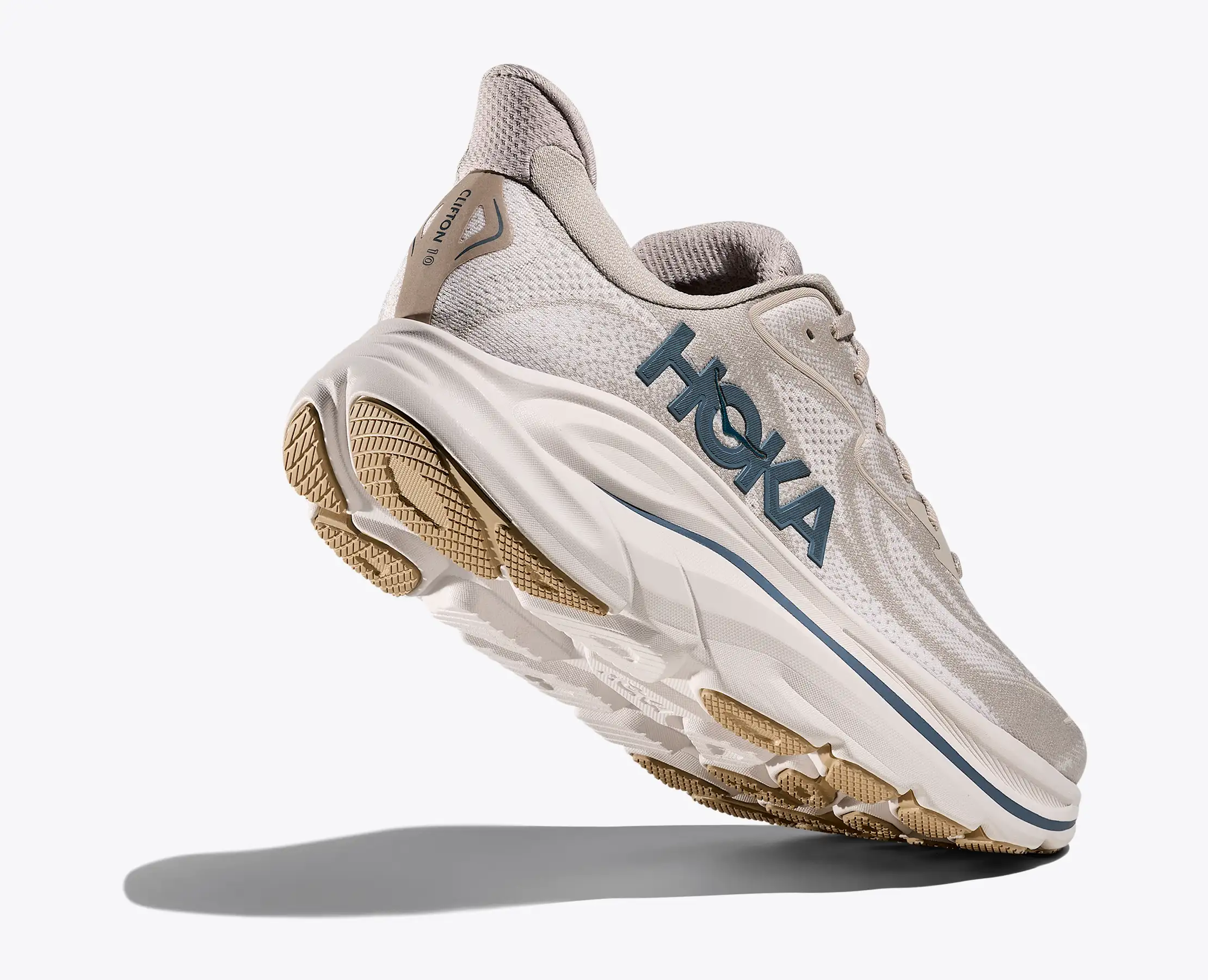 Hoka Men's Clifton 10 Putty Grout