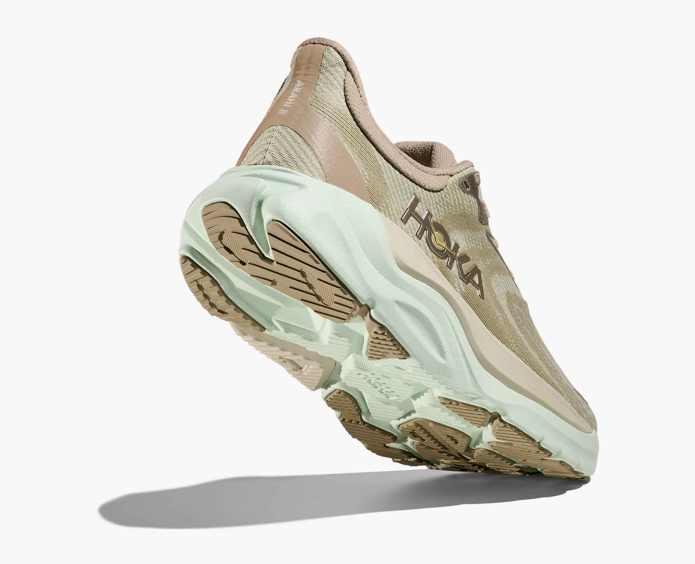 Hoka Women's Arahi 8 Oyster Mushroom Truffle Salt