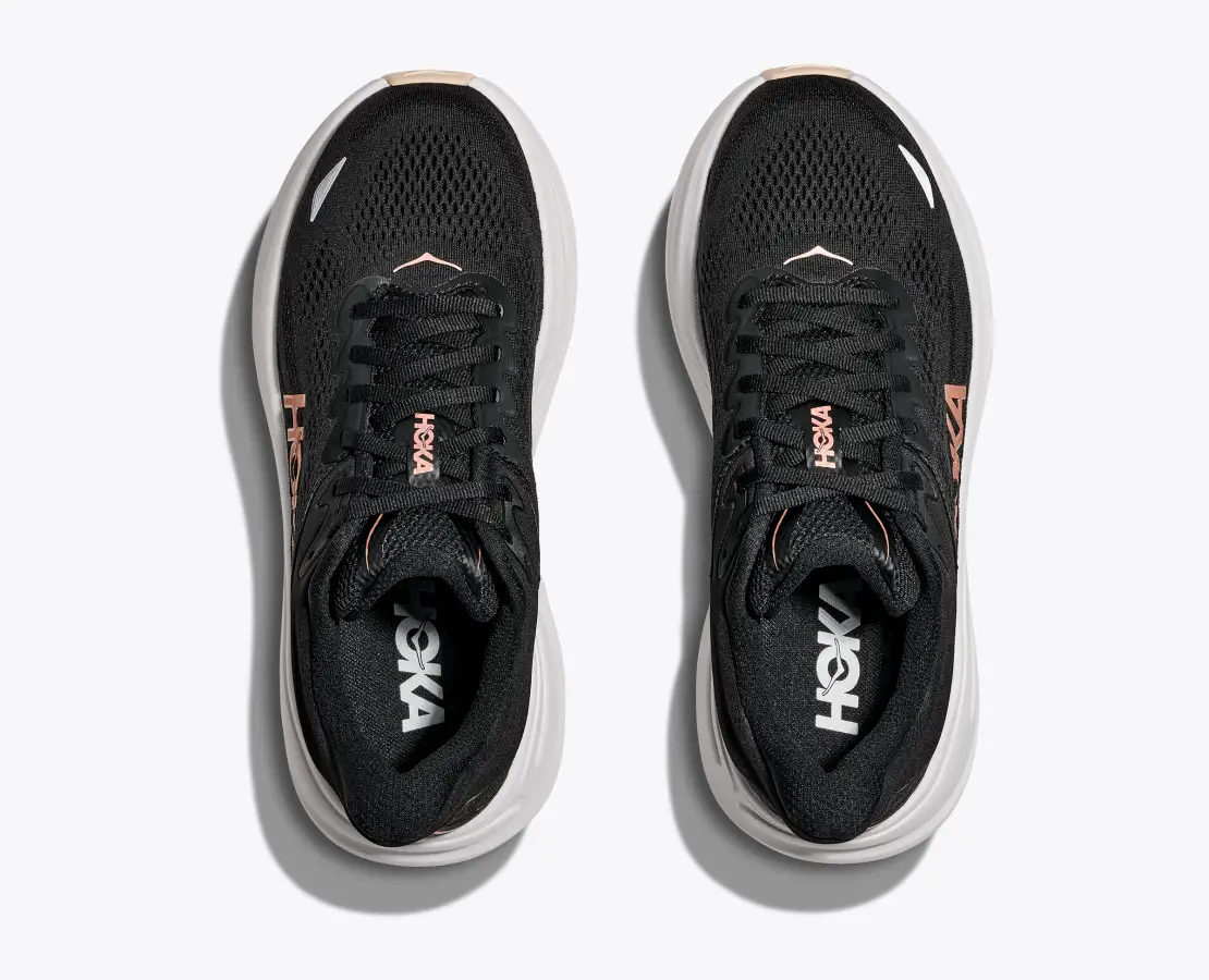 Hoka Women's Bondi 9 Black Rose Gold - Image 3