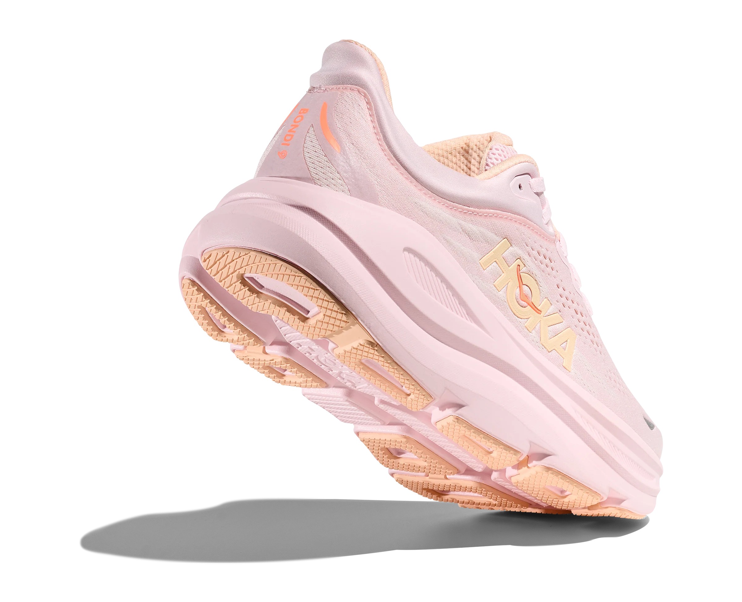 Hoka Women's Bondi 9 Lilac Cream Tangerine