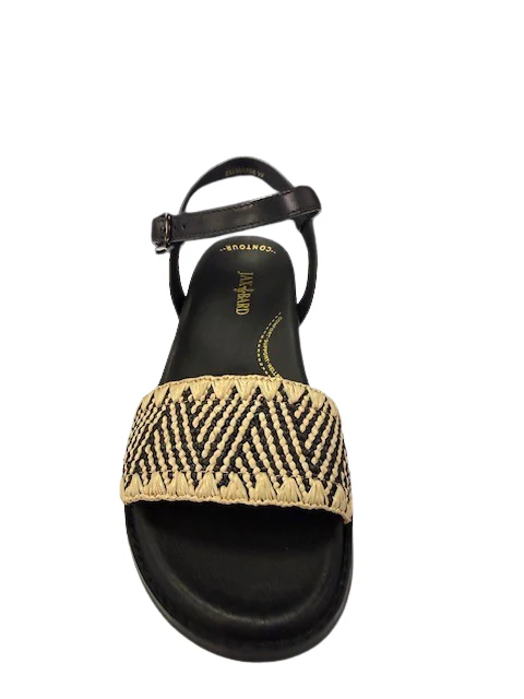 Jax & Bard Women's Ambitious Beige Raffia Black - Image 5