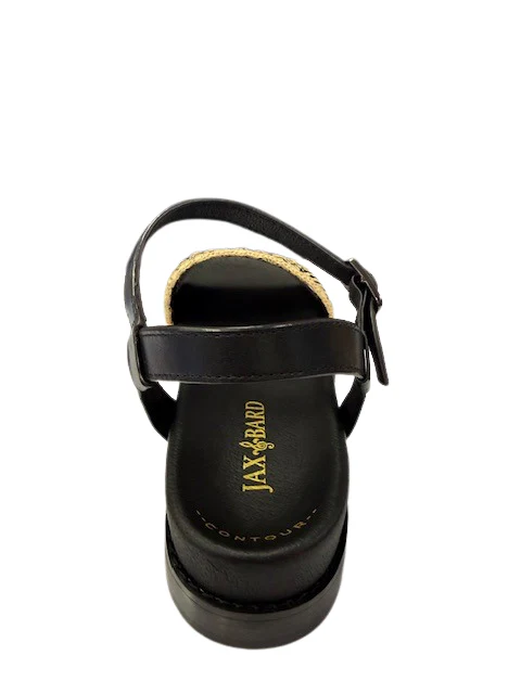 Jax & Bard Women's Ambitious Beige Raffia Black - Image 6