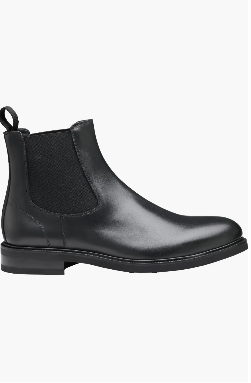 Johnston & Murphy Hartley Chelsea Black Italian Calfskin - Image 3