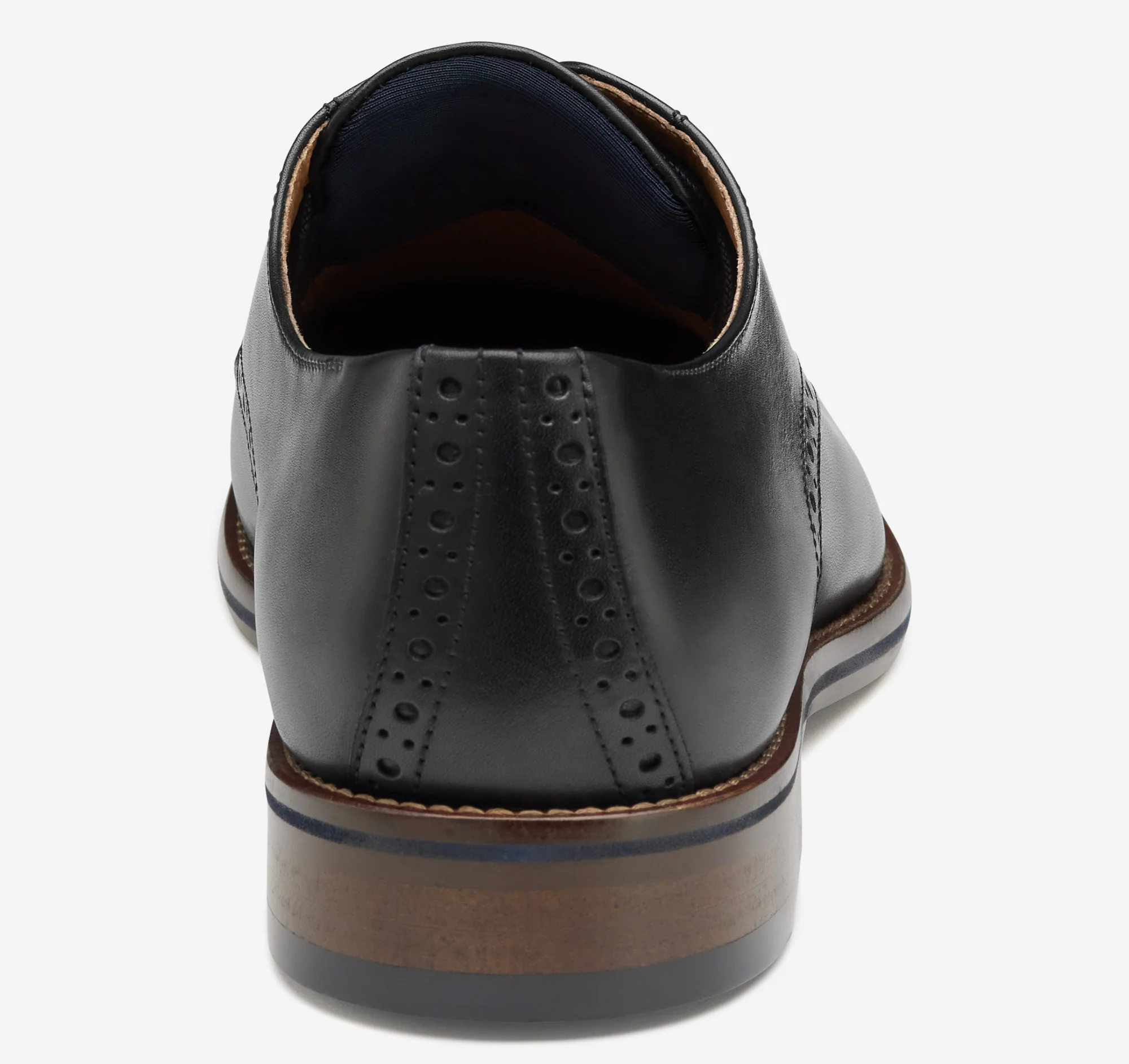 Johnston & Murphy Men's Conard 2.0 Plain Toe Black Full Grain - Image 3