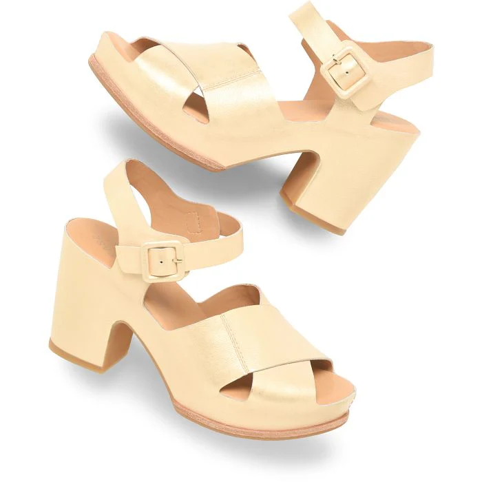 Kork Ease San Isabel Platform Sandal Gold Metallic - Image 2