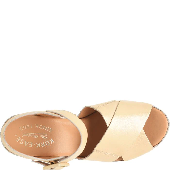 Kork Ease San Isabel Platform Sandal Gold Metallic - Image 4