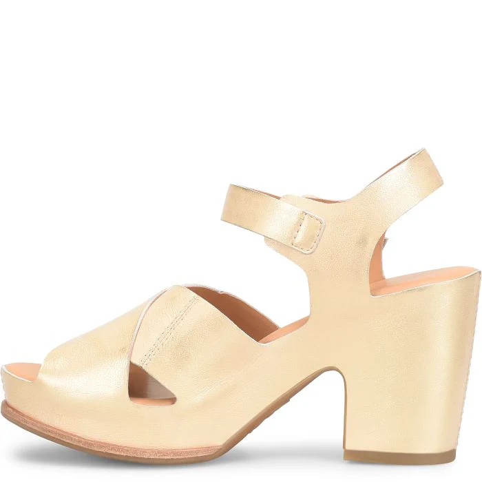 Kork Ease San Isabel Platform Sandal Gold Metallic - Image 8
