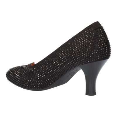 L'Amour Des Pieds Women's Bamelle Black Suede Stones - Image 5