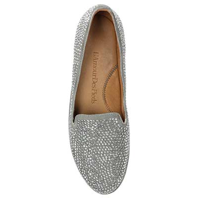 L'amour des Pieds Women's Correze Gray Suede - Image 4