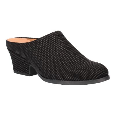 L'amour des Pieds Women's Jiya Black Raindrop Leather