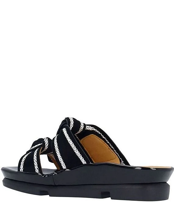 L'Amour Des Pieds Women's Voleta Black Kid Suede White - Image 3