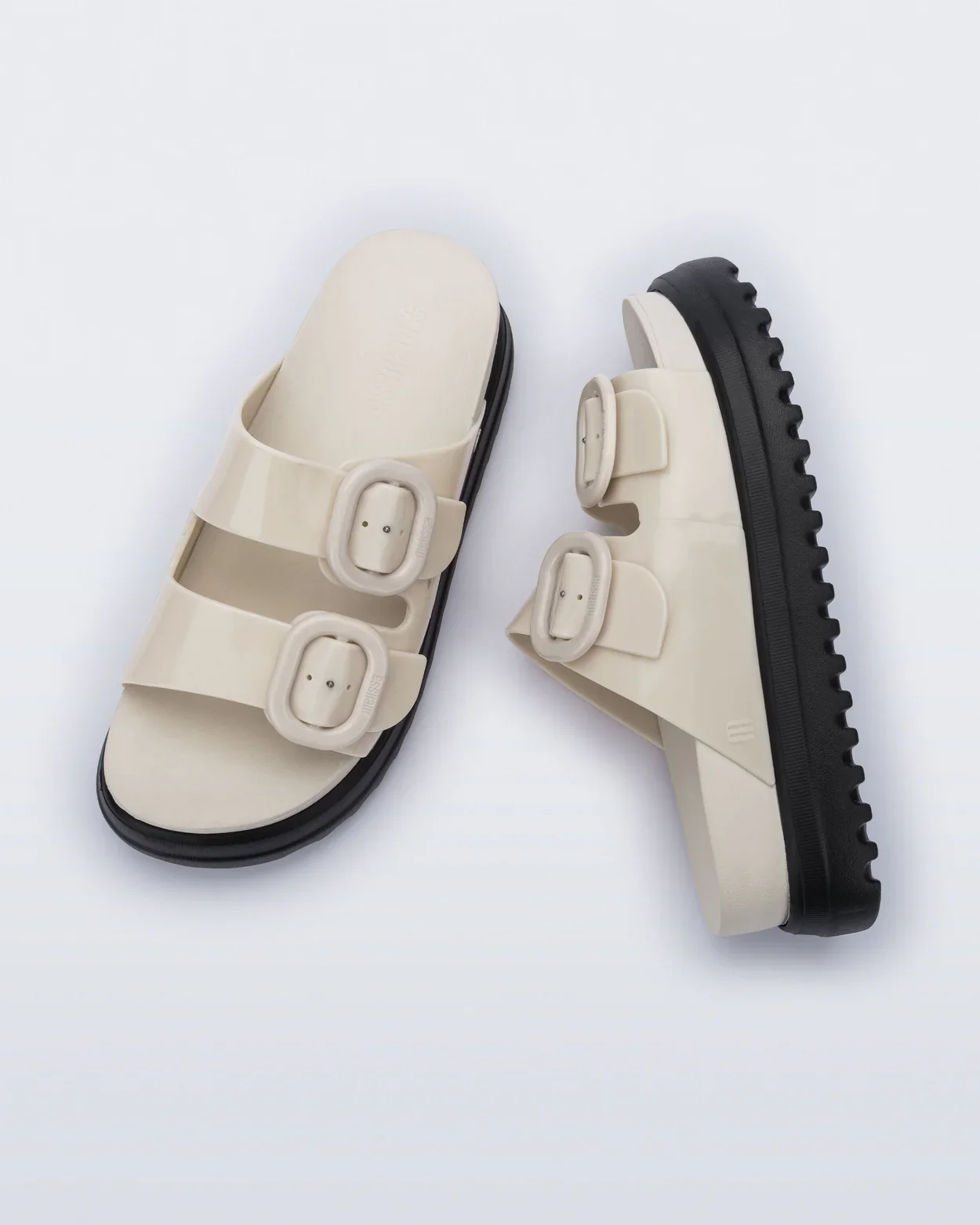 Melissa Women's Cozy Platform Black Beige - Image 3