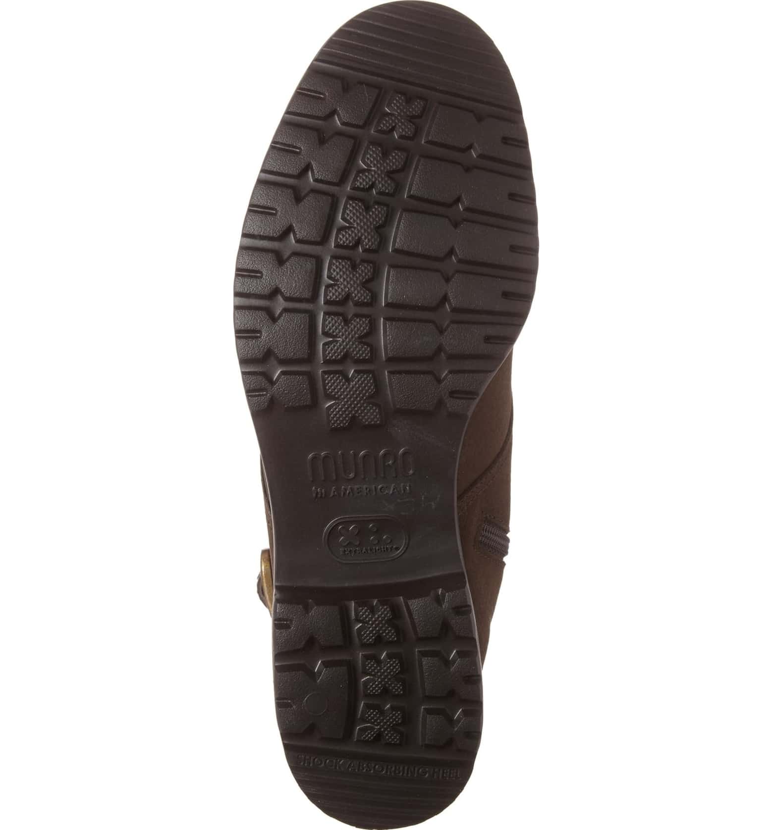 Munro Women's Bradley Brown Tumbled Nubuck Water Resistant Boot - Image 4
