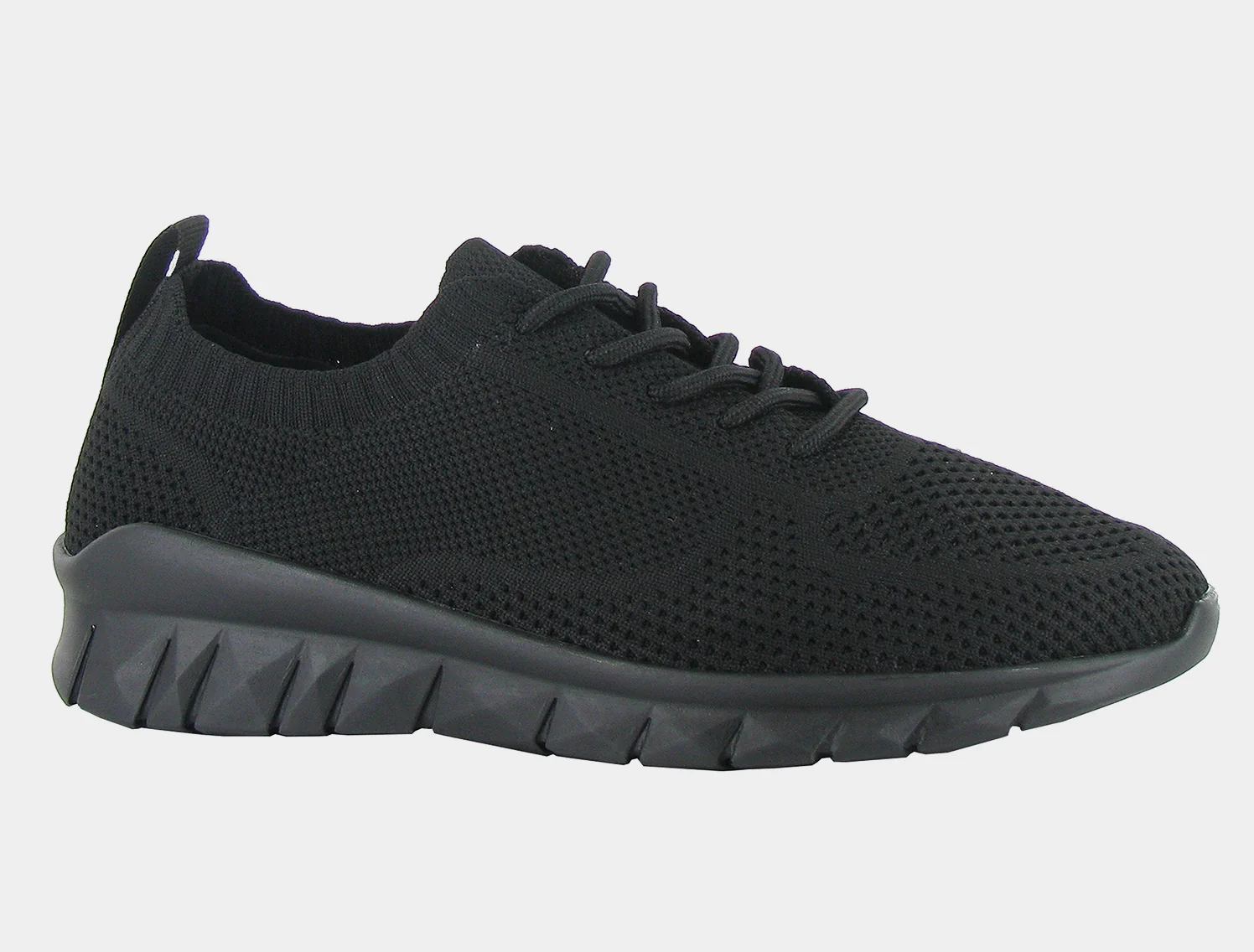 Naot Women's Galaxy Black Knit with Black Sole