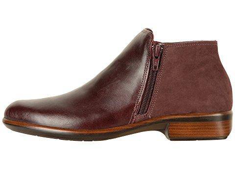 Naot Women's Helm Bordeaux Leather Violet Nubuck Ankle Boot - Image 7