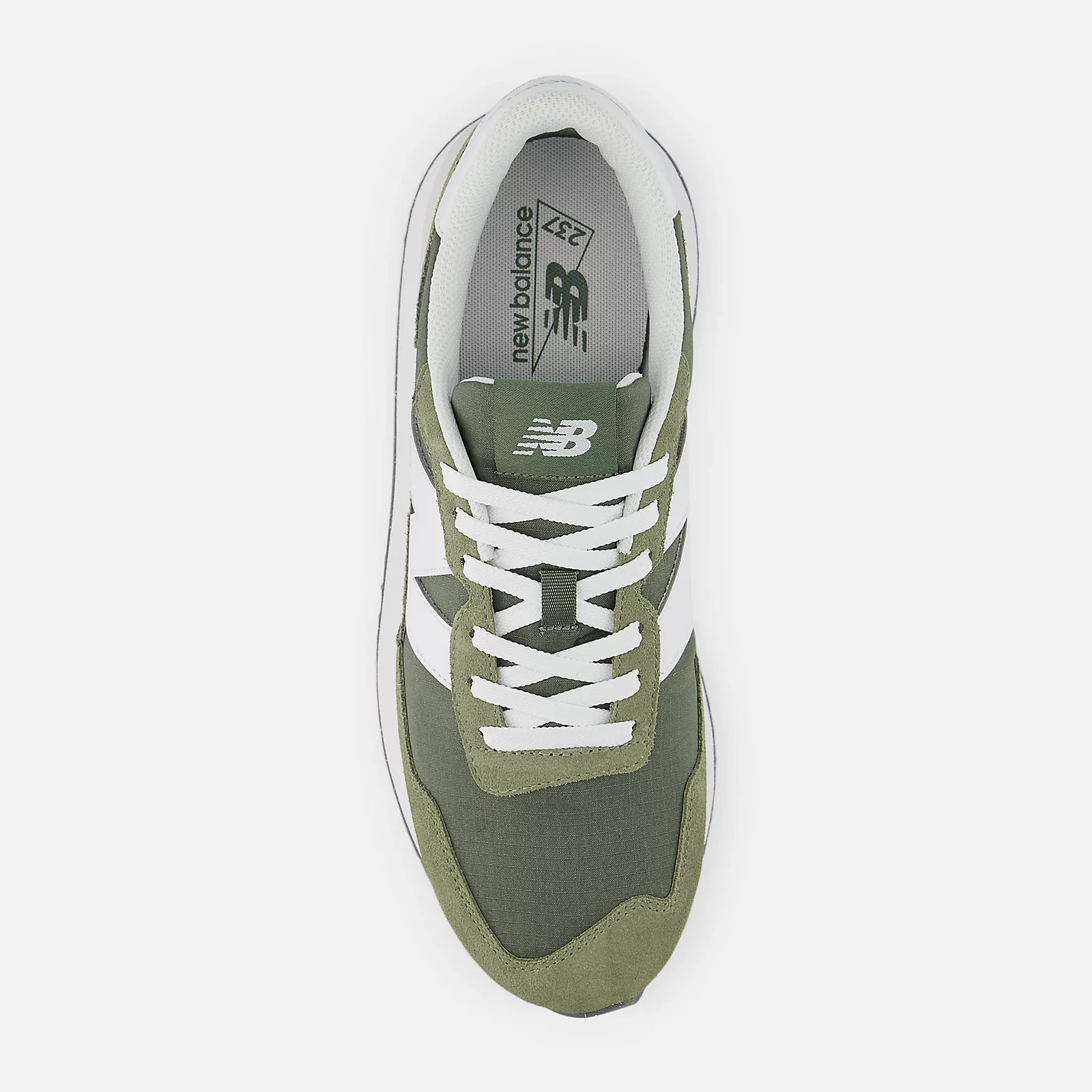 New Balance Men's MS237GR Green White - Image 4