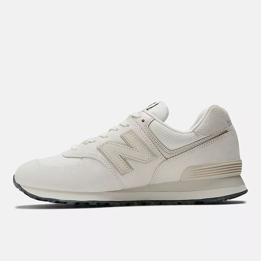 New Balance Unisex U574OF2 White Grey - Image 3