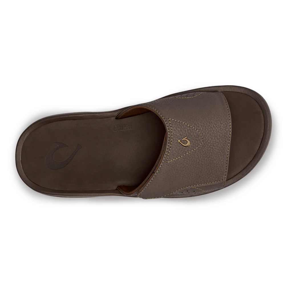 Olukai Men's Nalu Slide Dk Java Dk Java Sandal - Image 3