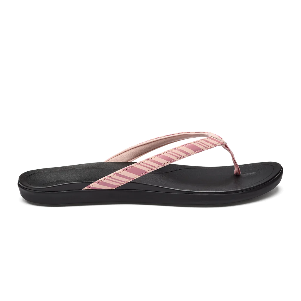 Olukai Women’s Ho’opio Pink Clay Stripe - Image 2