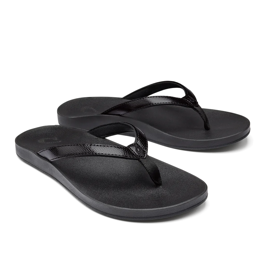 Olukai Women’s Puawe Black Black