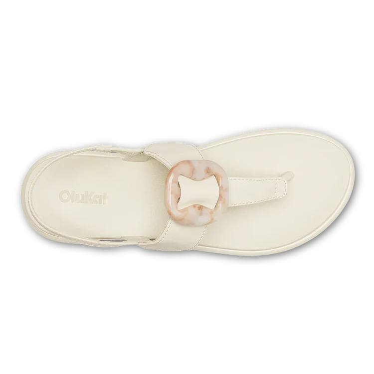 Olukai Women's La'i T-Bar White Sand White Sand - Image 2